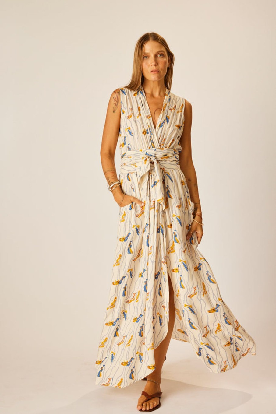 Dresses Natalie Martin Collection | Nico Sleeveless Maxi