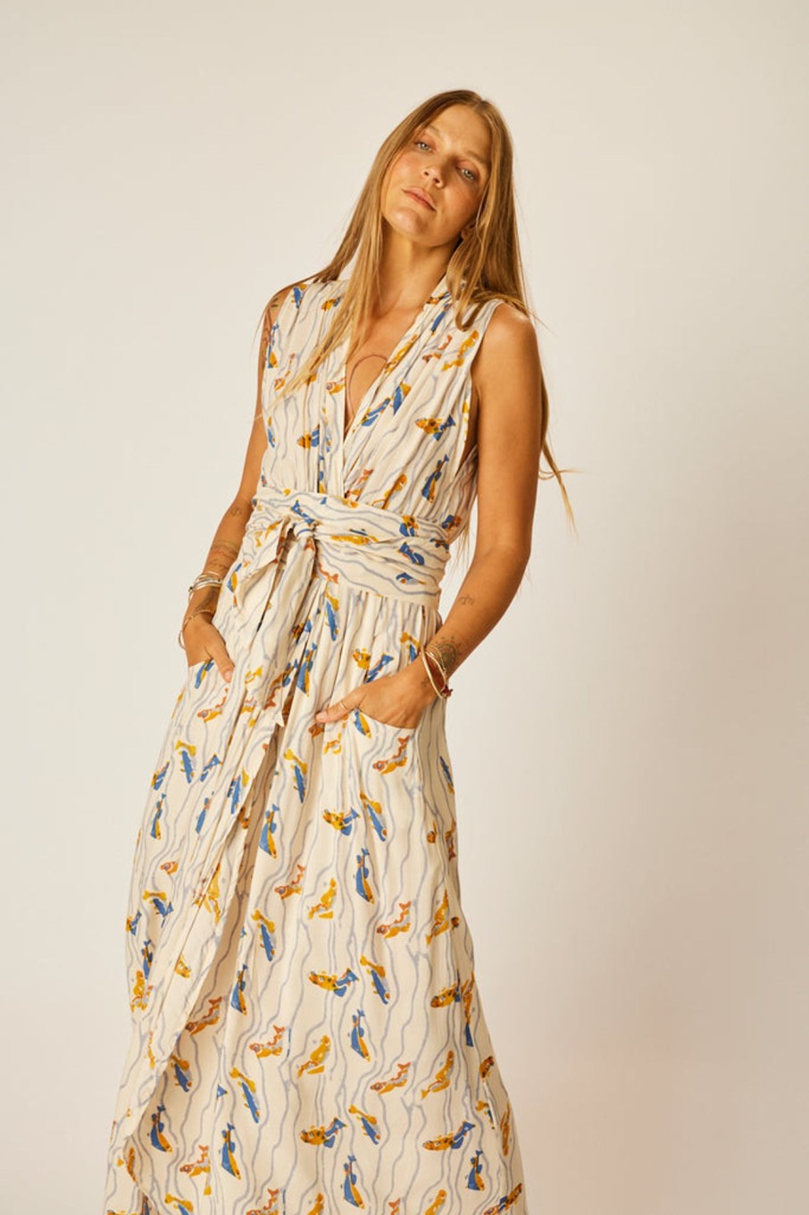 Dresses Natalie Martin Collection | Nico Sleeveless Maxi