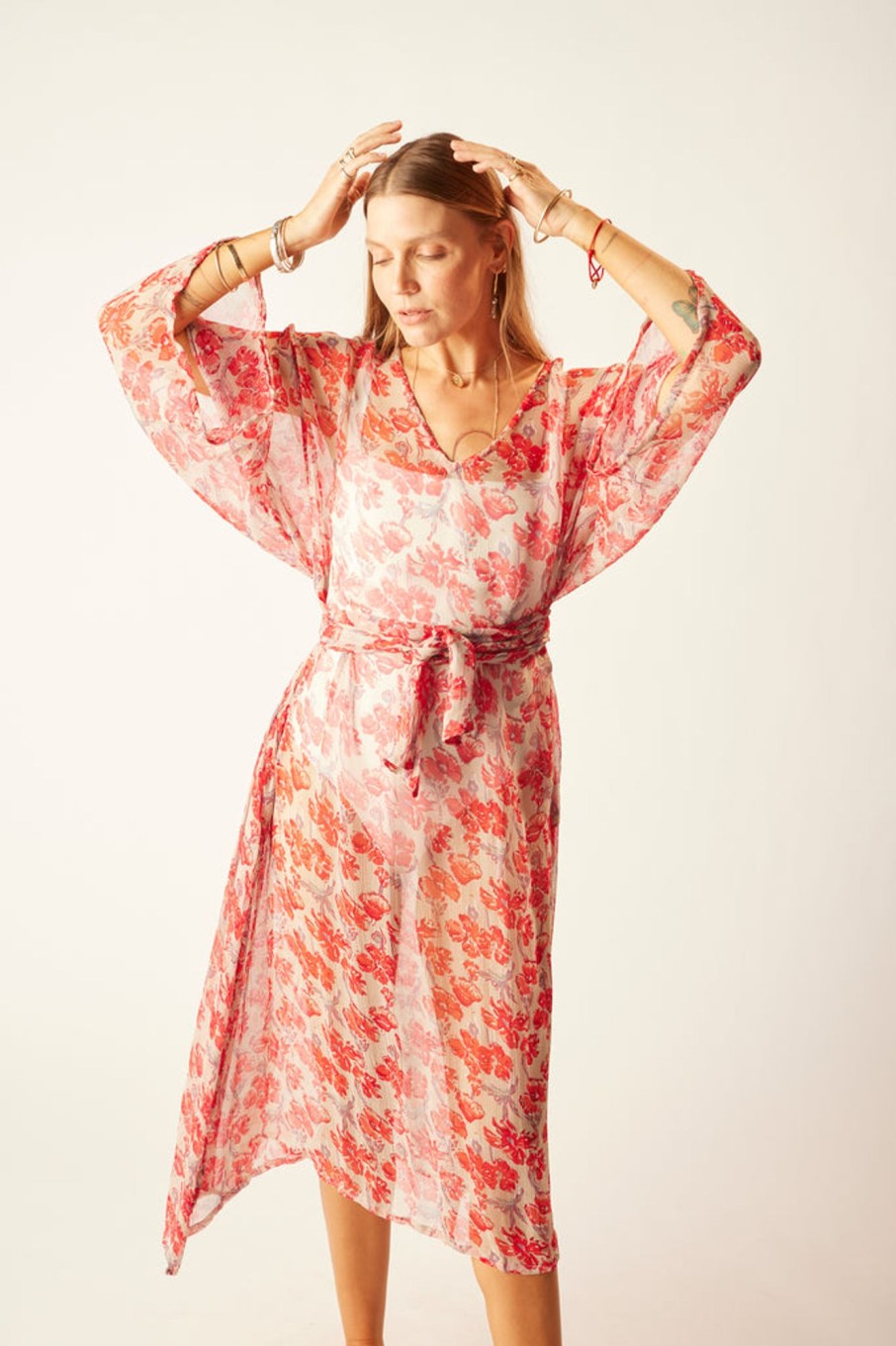 Cover-Ups Natalie Martin Collection | Marin Dress With Sash