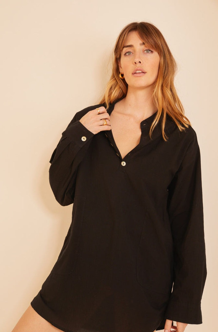 Cover-Ups Natalie Martin Collection | Apres Swim Shirt