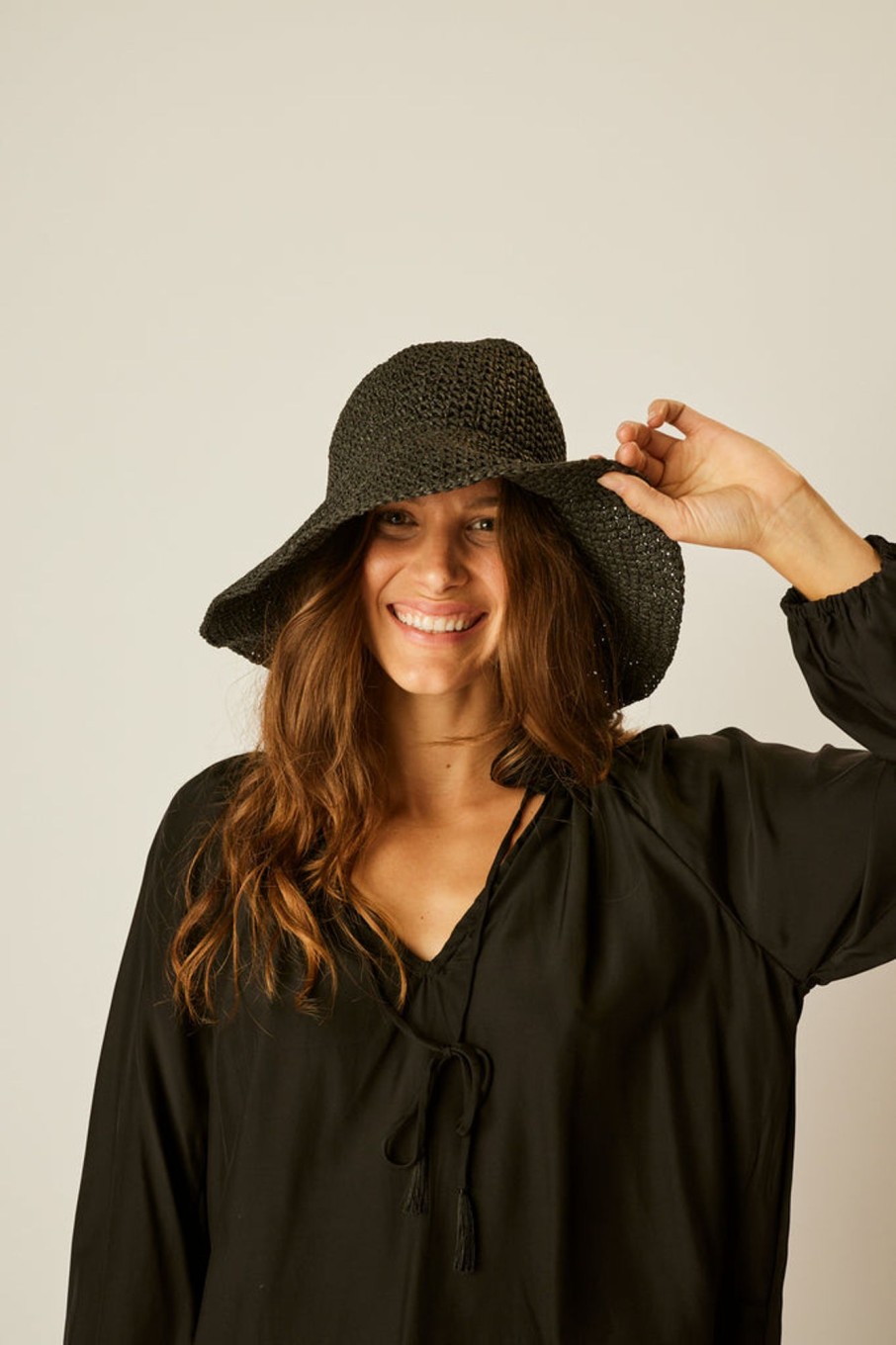 Accessories Natalie Martin Collection | Straw Bucket Hat